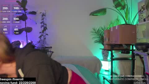 Snapshot of rach_oneill chatting on February 6, 3:48 am Rach ONeill online show from February 6, 3:48 am