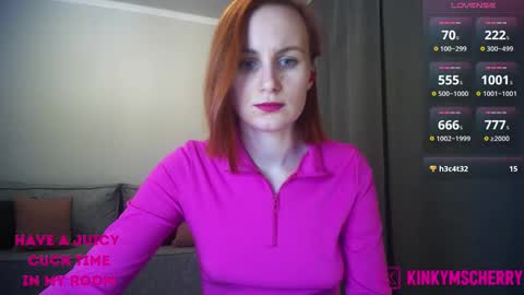 Snapshot of randycherry chatting on February 19, 3:38 pm Cherry Miss Cherry online show from February 19, 3:38 pm