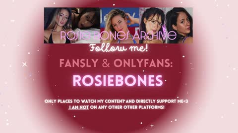 Snapshot of rosiebones chatting on November 7, 10:32 pm Rosie Bones online show from November 7, 10:32 pm