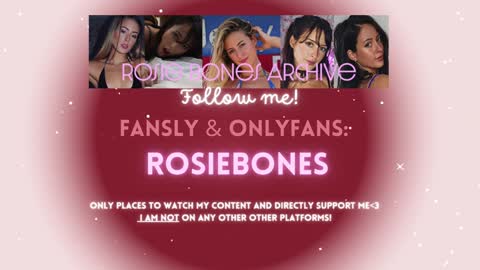 Snapshot of rosiebones chatting on December 1, 10:48 pm Rosie Bones online show from December 1, 10:48 pm