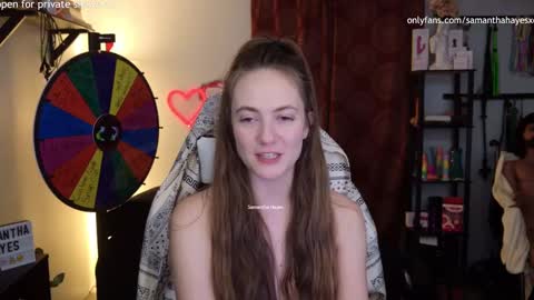 The Real Samantha Hayes haha  online show from December 4, 4:10 am