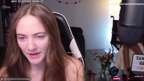 The Real Samantha Hayes haha  online show from January 30, 4:37 am