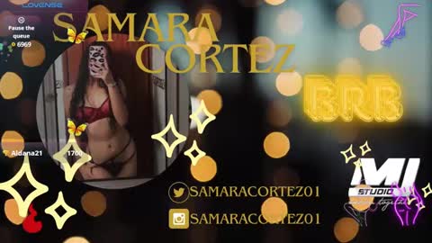 Snapshot of samaracortez chatting on February 17, 10:58 pm Sammy online show from February 17, 10:58 pm