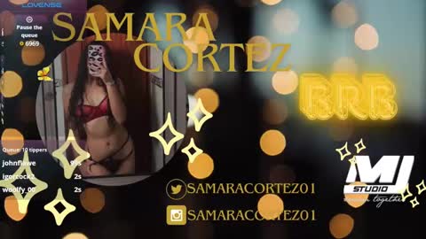 Snapshot of samaracortez chatting on March 1, 10:53 pm Sammy online show from March 1, 10:53 pm
