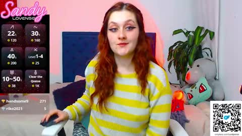 Sandy Prinss online show from September 27, 1:32 am