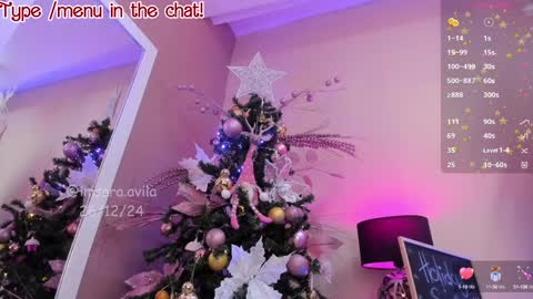 SaraAvila  online show from December 26, 9:37 pm