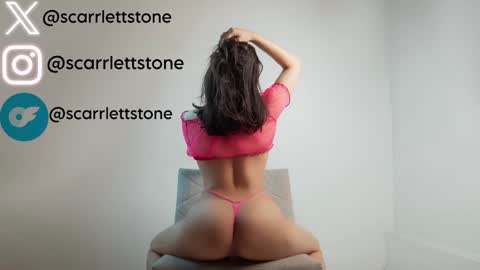 Snapshot of scarrlett_stone chatting on February 1, 7:36 am Scarlett Stone online show from February 1, 7:36 am