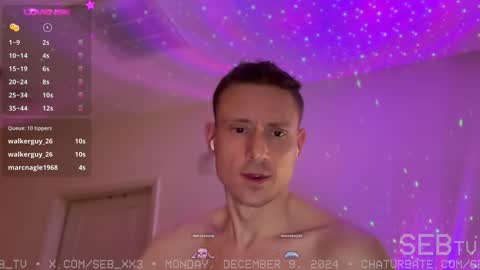 Snapshot of seb_tv chatting on December 10, 2:16 am Sebastian online show from December 10, 2:16 am