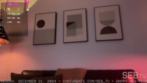 Snapshot of seb_tv chatting on January 1, 12:11 am Sebastian online show from January 1, 12:11 am