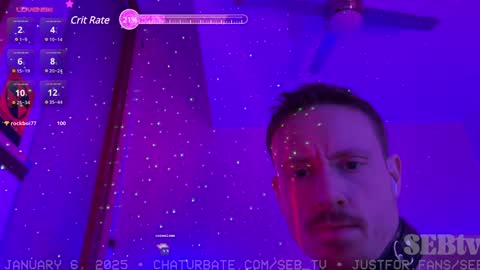 Snapshot of seb_tv chatting on January 6, 8:57 am Sebastian online show from January 6, 8:57 am