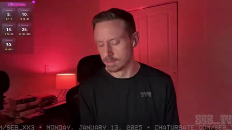 Snapshot of seb_tv chatting on January 13, 6:06 am Sebastian online show from January 13, 6:06 am