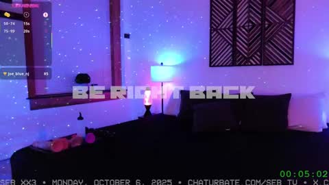 Snapshot of seb_tv chatting on October 7, 3:36 am Sebastian online show from October 7, 3:36 am