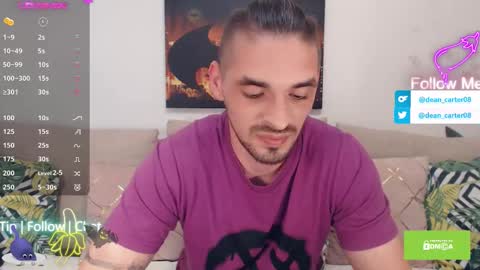 Snapshot of secret_sir chatting on September 13, 10:53 pm Dean Carter online show from September 13, 10:53 pm
