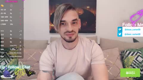 Dean Carter online show from October 21, 9:48 pm