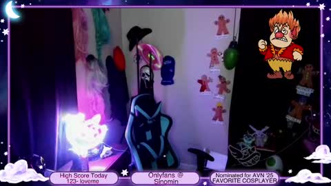 Snapshot of sinominx chatting on December 28, 2:22 am Sinomin online show from December 28, 2:22 am