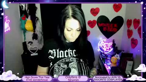 Snapshot of sinominx chatting on February 4, 1:34 am Sinomin online show from February 4, 1:34 am