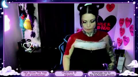 Snapshot of sinominx chatting on February 12, 4:12 am Sinomin online show from February 12, 4:12 am