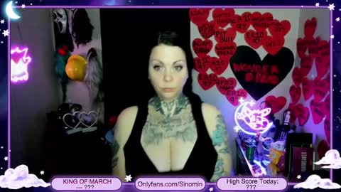 Snapshot of sinominx chatting on March 4, 4:06 am Sinomin online show from March 4, 4:06 am