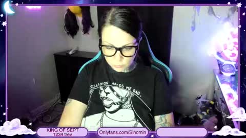 Snapshot of sinominx chatting on September 25, 3:54 am Sinomin online show from September 25, 3:54 am