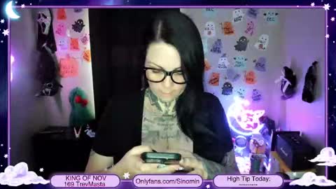 Snapshot of sinominx chatting on November 5, 8:31 pm Sinomin online show from November 5, 8:31 pm