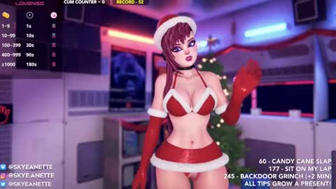 Snapshot of skyeanette chatting on December 23, 2:13 am SkyeAnette online show from December 23, 2:13 am