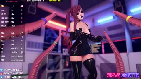 Snapshot of skyeanette chatting on September 13, 1:05 am SkyeAnette online show from September 13, 1:05 am