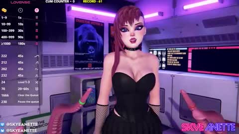 SkyeAnette online show from March 14, 1:12 am