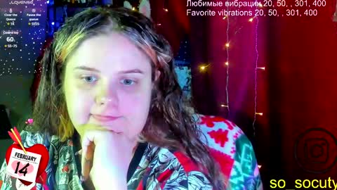 Snapshot of so_cute777 chatting on February 14, 8:42 am so cute777 online show from February 14, 8:42 am