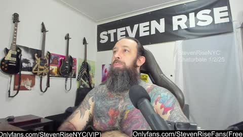 Snapshot of stevenrisenyc chatting on January 3, 12:41 pm StevenRiseNYC online show from January 3, 12:41 pm