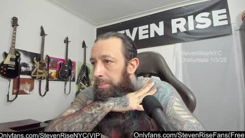 Snapshot of stevenrisenyc chatting on January 4, 12:59 am StevenRiseNYC online show from January 4, 12:59 am