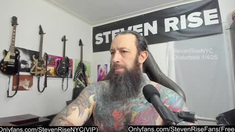 Snapshot of stevenrisenyc chatting on January 4, 8:37 pm StevenRiseNYC online show from January 4, 8:37 pm
