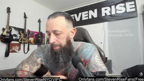 Snapshot of stevenrisenyc chatting on January 8, 1:53 am StevenRiseNYC online show from January 8, 1:53 am