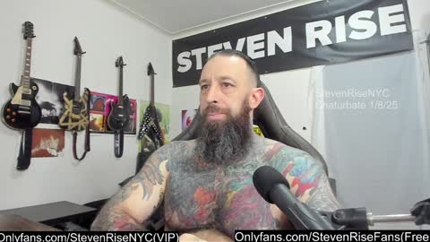 Snapshot of stevenrisenyc chatting on January 8, 11:52 pm StevenRiseNYC online show from January 8, 11:52 pm