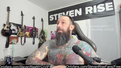 Snapshot of stevenrisenyc chatting on January 24, 4:49 pm StevenRiseNYC online show from January 24, 4:49 pm