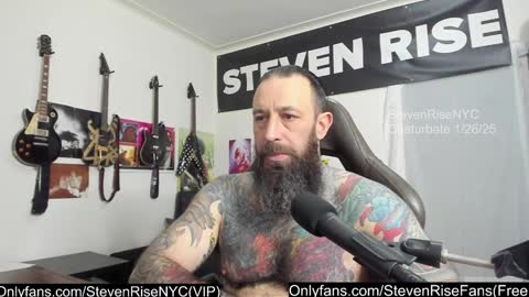 Snapshot of stevenrisenyc chatting on January 26, 11:08 pm StevenRiseNYC online show from January 26, 11:08 pm
