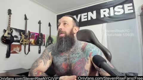 Snapshot of stevenrisenyc chatting on January 27, 5:14 am StevenRiseNYC online show from January 27, 5:14 am