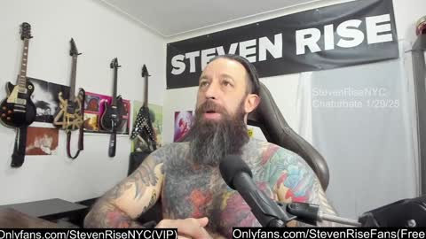 Snapshot of stevenrisenyc chatting on January 30, 4:24 pm StevenRiseNYC online show from January 30, 4:24 pm
