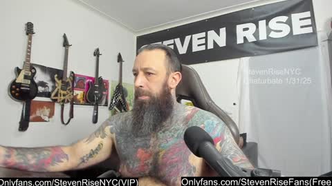 Snapshot of stevenrisenyc chatting on January 31, 1:23 pm StevenRiseNYC online show from January 31, 1:23 pm