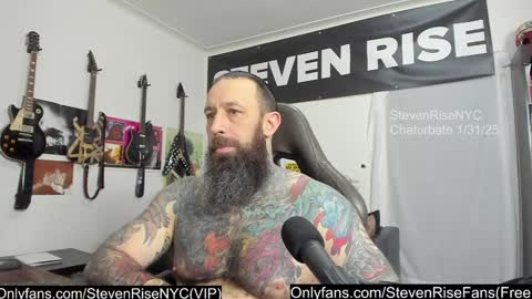 Snapshot of stevenrisenyc chatting on January 31, 11:24 pm StevenRiseNYC online show from January 31, 11:24 pm