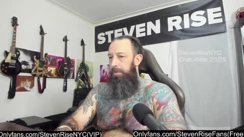 Snapshot of stevenrisenyc chatting on February 2, 2:56 pm StevenRiseNYC online show from February 2, 2:56 pm
