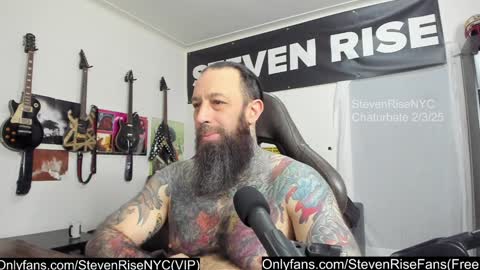 Snapshot of stevenrisenyc chatting on February 4, 12:44 pm StevenRiseNYC online show from February 4, 12:44 pm