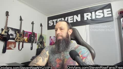 Snapshot of stevenrisenyc chatting on February 6, 12:05 pm StevenRiseNYC online show from February 6, 12:05 pm