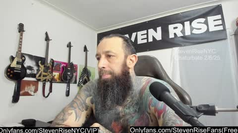 Snapshot of stevenrisenyc chatting on February 6, 10:43 pm StevenRiseNYC online show from February 6, 10:43 pm