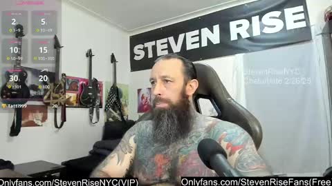 Snapshot of stevenrisenyc chatting on February 26, 11:59 pm StevenRiseNYC online show from February 26, 11:59 pm