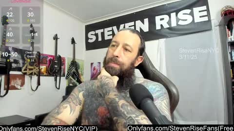 Snapshot of stevenrisenyc chatting on March 11, 4:10 am StevenRiseNYC online show from March 11, 4:10 am