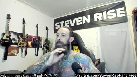 Snapshot of stevenrisenyc chatting on October 9, 1:31 pm StevenRiseNYC online show from October 9, 1:31 pm