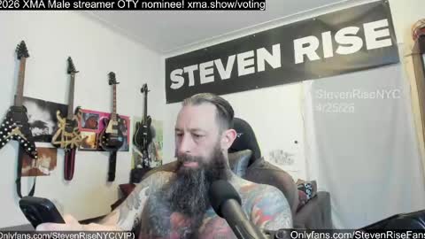 Snapshot of stevenrisenyc chatting on April 29, 1:37 pm StevenRiseNYC online show from April 29, 1:37 pm