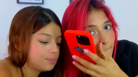 STORMY red hair MARA brown hair.  -------dont forget to follow us online show from February 16, 5:04 pm