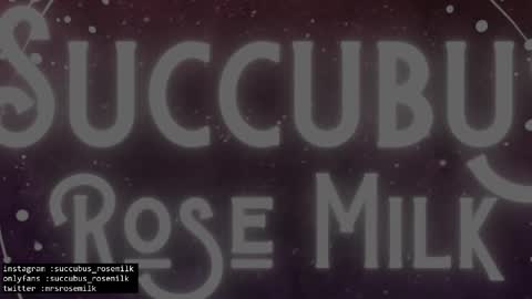 Snapshot of succubus_rosemilk chatting on February 9, 11:15 pm Succubus RoseMilk online show from February 9, 11:15 pm