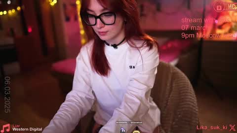 Lika ginger  Jessy blond   online show from March 6, 8:16 pm